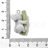 Flocky Resin Pendants FIND-I044-30-3