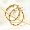 201 Stainless Steel Hoop Earrings EJEW-Q026-13G-B-4