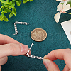   2pcs 925 Sterling Silver Rhinestone Clasps FIND-PH0020-99-3