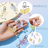 Butterfly Acrylic Pendant Decoration HJEW-TAC0056-4