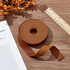 Flat Imitation Leather Cord OCOR-WH0086-69B-04-4