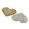 Heart Hotfix Rhinestone DIY-WH0308-193A-2