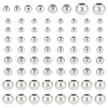 BENECREAT 200Pcs 4 Styles Brass Beads KK-BC0013-83-1