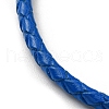 Leather Braided Cord Bracelets BJEW-G675-06G-12-2