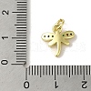 Brass Micro Pave Colorful Cubic Zirconia Charms KK-M283-26B-02-3
