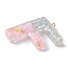 Resin Pendants RESI-B029-01P-F-2
