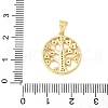 Brass Micro Pave Cubic Zirconia Pendants KK-D357-02A-G-3