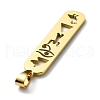 304 Stainless Steel Pendants STAS-D036-14B-G-2