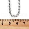 Non-Tarnish 304 Stainless Steel Curb Chain Necklaces X-NJEW-H492-01P-2