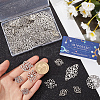 SUNNYCLUE 80Pcs 8 Styles Tibetan Style Links/Connectors FIND-SC0010-69-3