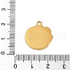 304 Stainless Steel Pendants STAS-S177-03G-3