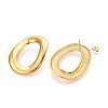 304 Stainless Steel Stud Earrings for Women EJEW-N059-13G-2
