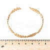 304 Stainless Steel Cuff Bangles for Women BJEW-U032-10G-3