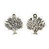 Tibetan Style Tree of Life Alloy Pendants TIBEP-Q043-307-RS-1