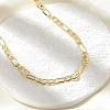 Brass Figaro Chain Necklaces NJEW-A042-13G-4