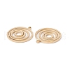 Ion Plating(IP) 304 Stainless Steel Pendants STAS-H168-34G-2