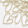 Alloy Rhinestone Pendants X-PALLOY-T071-034-1