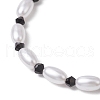 ABS Plastic Imitation Pearl Beaded Stretch Bracelets BJEW-JB11908-3