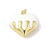 Rack Plating Brass Enamel Pendants KK-S366-05G-01-1