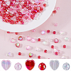 SOFPLATE 1650Pcs Valentine's Day Transparent Acrylic Beads SACR-SP0001-11-5