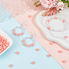 SUNNYCLUE 100Pcs Dyed Synthetic Coral Beads CORA-SC0001-03B-4