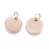 Ion Plating(IP) 304 Stainless Steel Charms EJEW-L238-03C-RG-2