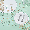Unicraftale 304 Stainless Steel Earring Hooks STAS-UN0015-41-2