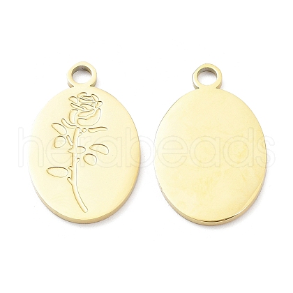 Ion Plating(IP) 316L Surgical Stainless Steel Pendants STAS-Q247-14G-1