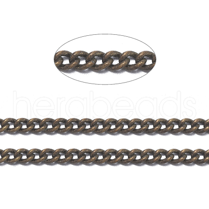 Brass Twisted Chains CHC-S100-AB-NF-1