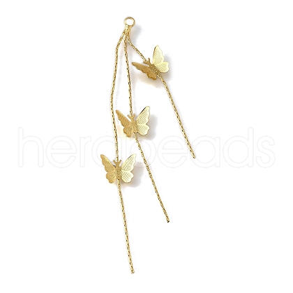 Brass Big Pendants KK-B135-01G-1