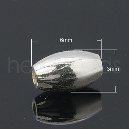 925 Sterling Silver Beads STER-A010-147-6x3mm-1