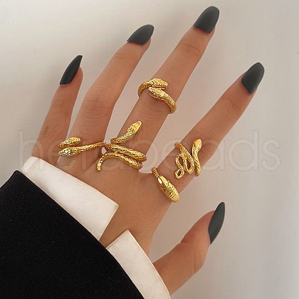 5Pcs Alloy Finger Rings WG529E5-05-1