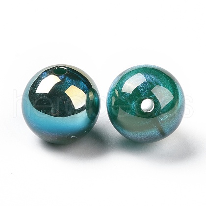 Opaque Acrylic Beads OACR-A010-01A-01-1
