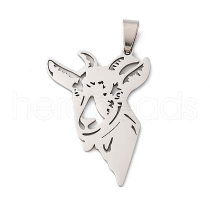 201 Stainless Steel Pendants STAS-V013-10P-1