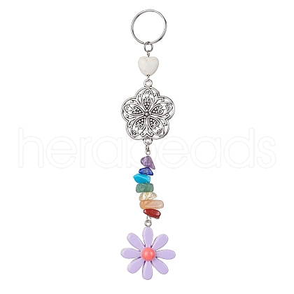 Flower Resin Keychains KEYC-JKC00556-04-1