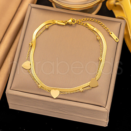 Stainless Steel Alloy Charm Anklets WG33B59-25-1
