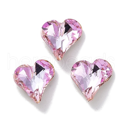 Glass Rhinestone Cabochons RGLA-G020-04B-D123-1