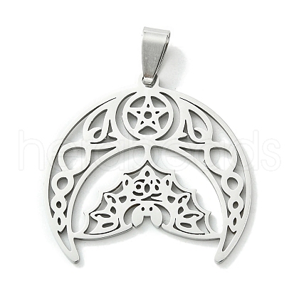Non-Tarnish 201 Stainless Steel Pendants STAS-U003-14P-1