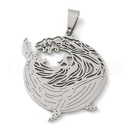 201 Stainless Steel Pendants STAS-S157-28P-1