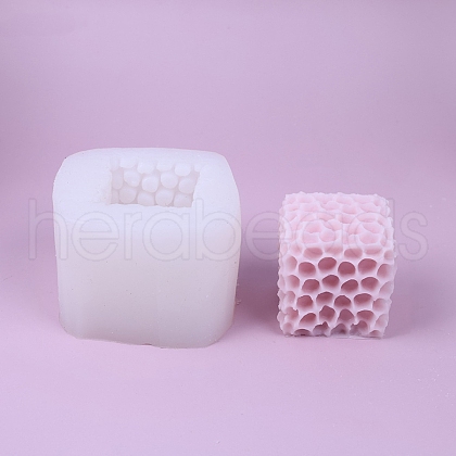 Honeycomb Shape Candle DIY Silicone Mold PW-WG46592-01-1
