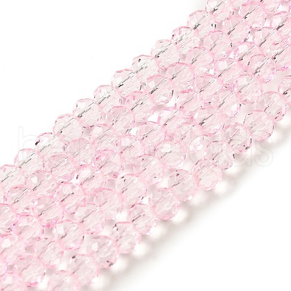 Transparent Baking Paint Glass Beads Strands X1-DGLA-A034-T4mm-D04-1