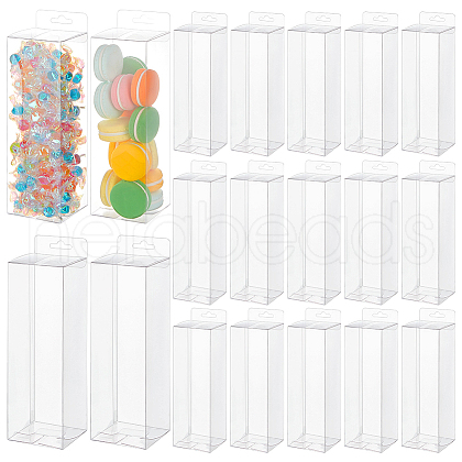 Transparent Plastic PVC Box Gift Packaging CON-WH0099-31B-1