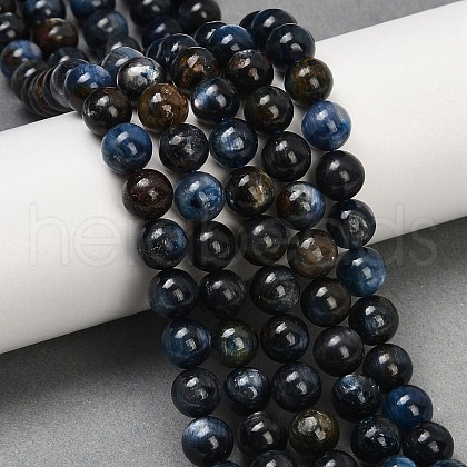 Natural Kyanite Beads Strands G-NH0046-C02-8mm-1