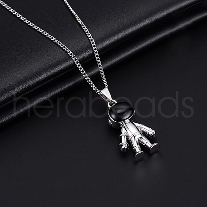 Alloy Pendant 201 Stainless Steel Chain Necklaces for Men FS-WG1D596-01-1