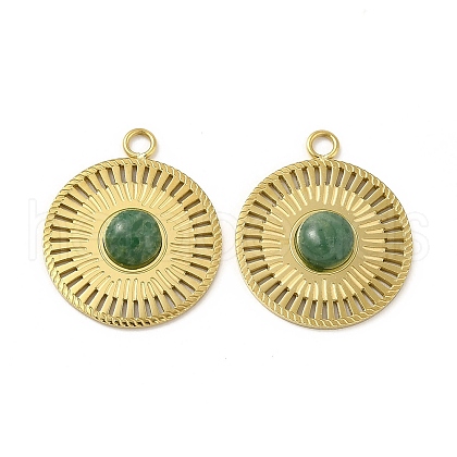 Natural African Jade Pendants STAS-J401-VC661-1