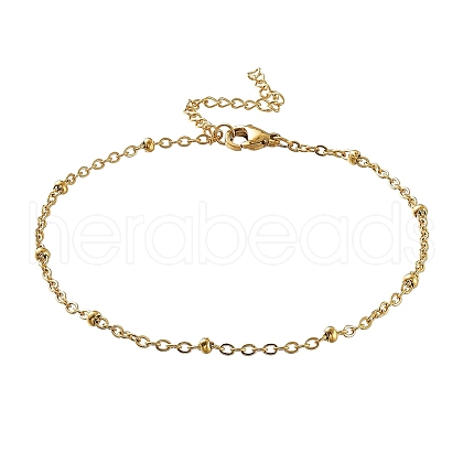 304 Stianless Steel Satellite Chain Bracelet Making STAS-CJ0001-132G-1