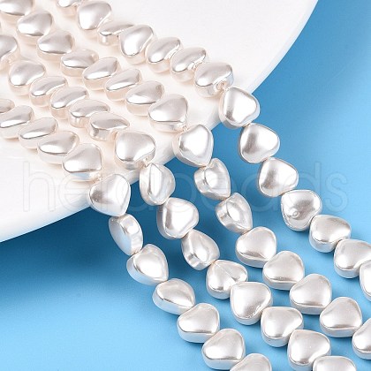 Transparent Spray Painted Glass Beads Strands GLAA-N001-34-1