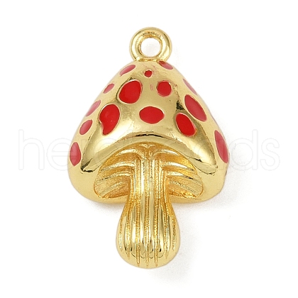 Brass Enamel Pendants KK-R224-15A03-G-1