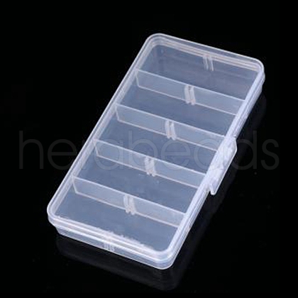 Transparent Plastic Bead Containers CON-YW0001-44-1