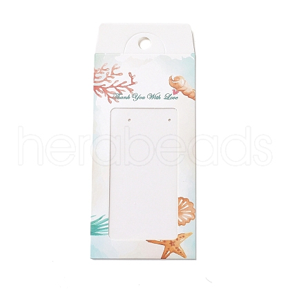 Paper Jewelry Display Cards DIY-B061-10E-1